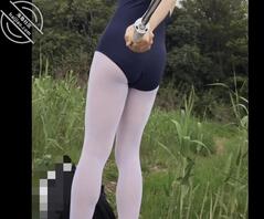 白丝户外露出