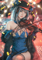 绝美COS大胸透视写真