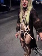 大连伪娘户外露出0