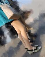 艺术节偷拍光腿神器女老师（露脸）2