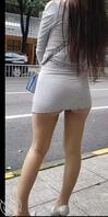 街拍超短裙包臀系列-11